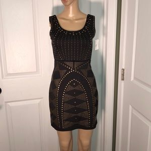 Sapphire Dolls Black & Gold Dress. NWT. S
